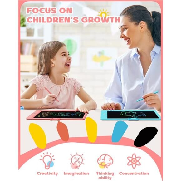 10Inch LCD Writing Tablet for 3-8Year Olds-Electronic Drawing Pad & Doodle Board - Picture 4 of 7